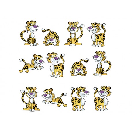 Наклейка "Тигрята"