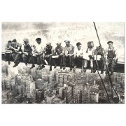 Постер на пластике "Обед на небоскребе. 1932"