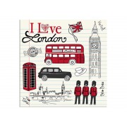 Постер на пластику "I love London"