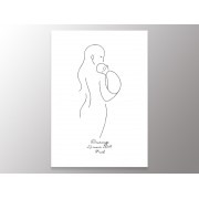Постер особистий "З новонародженим"