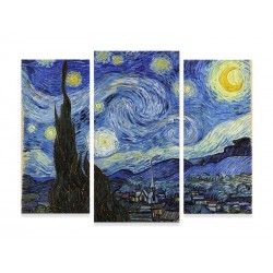 Модульна фотокартина "Ван Гог. Зоряна ніч"