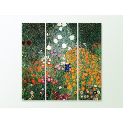 Модульная фотокартина "Густав Климт. Цветник"
