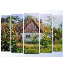 Модульная фотокартина "Украинская хата" Модульная фотокартина "Украинская хата"