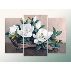 Модульная фотокартина "Белая орхидея"