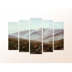 Модульная фотокартина "Исполиновы горы. Каспар Давид Фридрих"