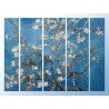 Модульна фотокартина "Квітучі гілки мигдалю. Вінсент ван Гог"