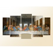 Модульна фотокартина "Тайна вечеря Стінопис, Леонардо да Вінчі"