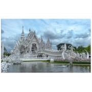 Фотокартина "Ват Ронг Кхун. Храм в Таиланде"