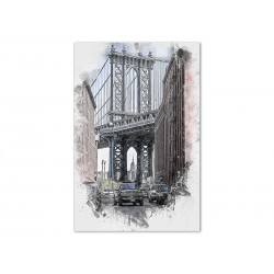 Фотокартина "Манхэттенский мост"