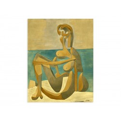 Фреска "Сидяча купальниця. Пабло Пікассо"