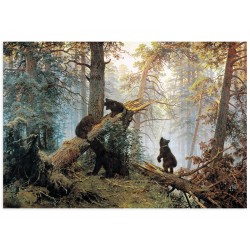Фреска "Утро в сосновом лесу. Иван Шишкин"