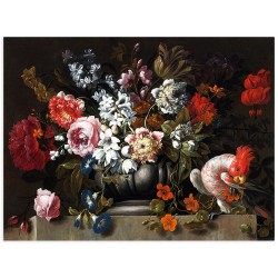 Фреска "Натюрморт з квітами. Гаспар Пітер Вербругген"