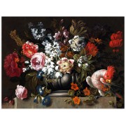 Фреска "Натюрморт з квітами. Гаспар Пітер Вербругген"