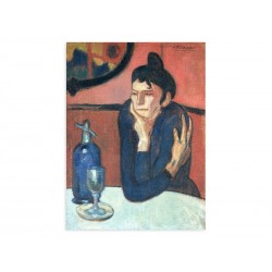 Фреска "Любительница абсента. Пабло Пикассо"
