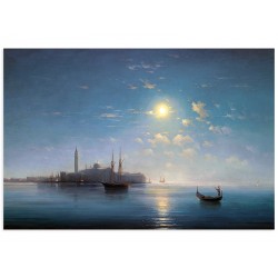 Фреска " Венеция в лунном свете. Вачаган Испирян "