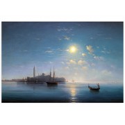 Фреска " Венеция в лунном свете. Вачаган Испирян "