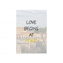 Фотокартина "Love begins at home"