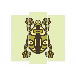 Модульная картина "Leopard Frog"