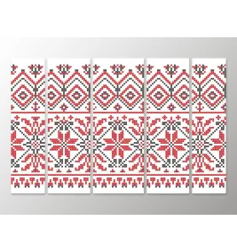 Модульная картина "Вышиванка" 