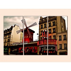 Модульная картина "Мулен Руж, Париж"