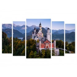 Модульна картина "Замок в Баварії, Німеччина"
