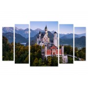 Модульна картина "Замок в Баварії, Німеччина"
