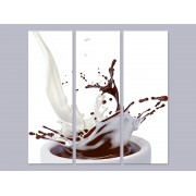 Модульная картина "Кофе с молоком"