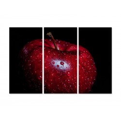 Модульная картина "Красное яблоко"