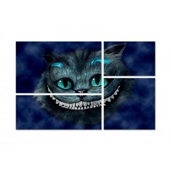 Модульная картина "Чеширський кот"