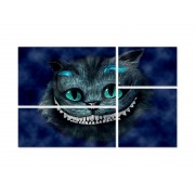 Модульная картина "Чеширський кот"