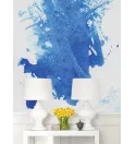 Фотошпалери "Blue Watercolour"