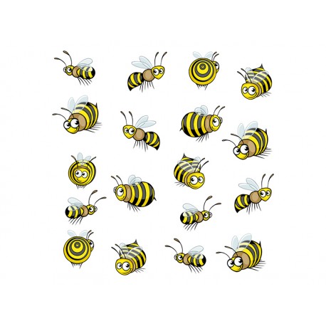 Наклейка "Бджілки" комплект