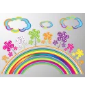 Наклейка "Веселка" комплект Наклейка "Веселка" комплект