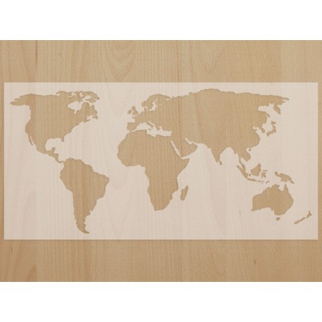 Трафарет "Карта світу"