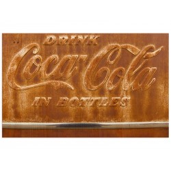 Постер на дереве "Coca-Cola"