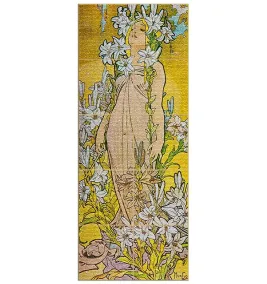 Панно "Лилия, 1898. Муха, Альфонс Мари"