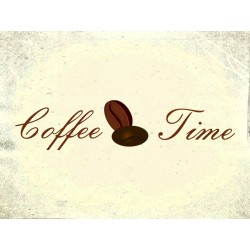 Наклейка "Время пить кофе"