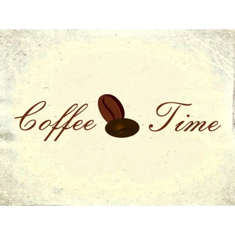 Наклейка "Час пити каву"