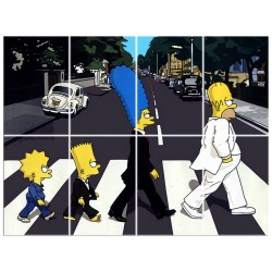 Панно "Simpsons Rock Band"