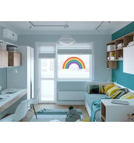 Наклейка "Радуга" 