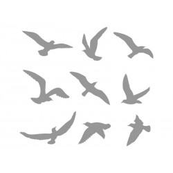 Наклейка "Birds" комплект
