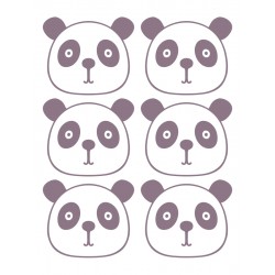 Наклейка "Panda" колір на вибір