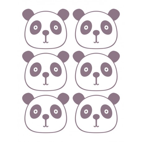 Наклейка "Panda" комплект