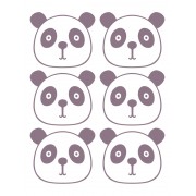 Наклейка "Panda" цвет на выбор