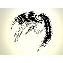Наклейка "Heron" цвет на выбор