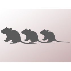 Наклейка "Мишки" колір на вибір