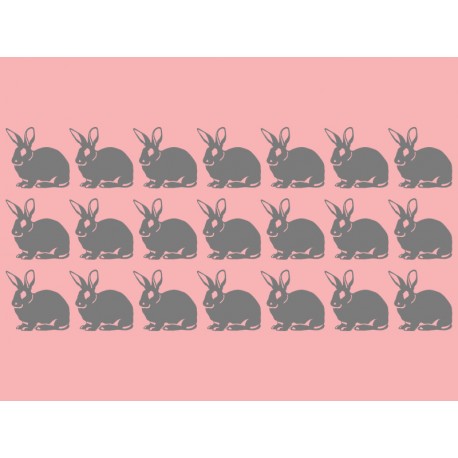 Наклейка "Кролик" комплект