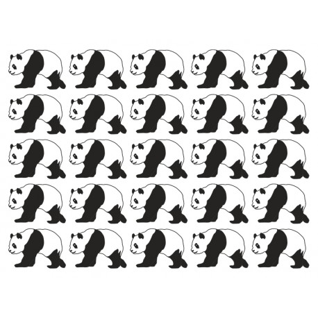 Наклейка "Панда" комплект