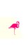 Наклейка "Фламинго"