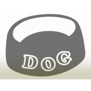 Наклейка "Dog" колір на вибір